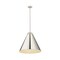 Z-Lite Eaton 1 Light Pendant, Polished Nickel & Polished Nickel 6011P24-PN - alternate 2